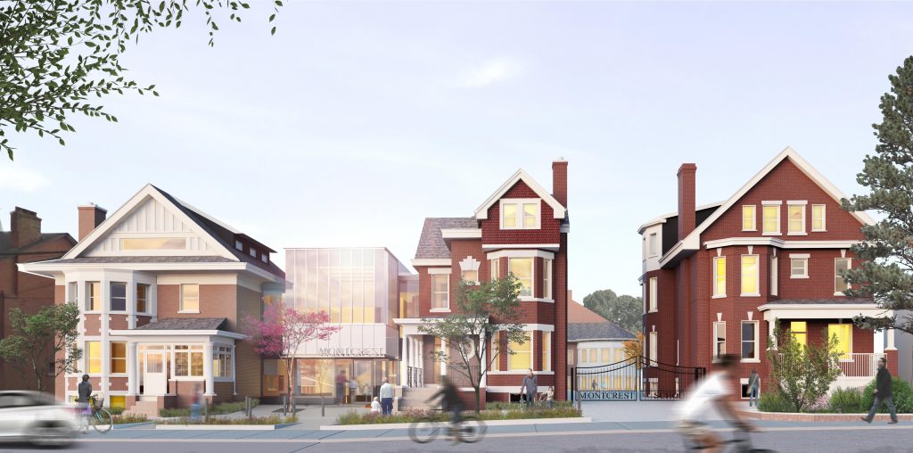 Montcrest Front Elevation Render - with foreground